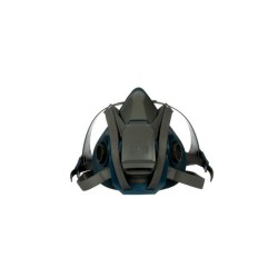 3M  Large 6500 Series Half Face Rugged Comfort Reusable Air Purifying Respirator With 4 Point Quick Latch Harness