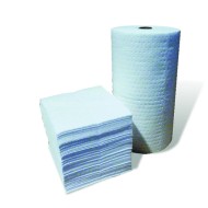 MeltBlown Technologies 15" X 18" MBT White Polypropylene Pads