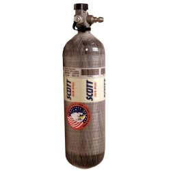 Scott Safety SCBA Cylinder,60min,4500 psi Carbon Wrapped-RENTAL